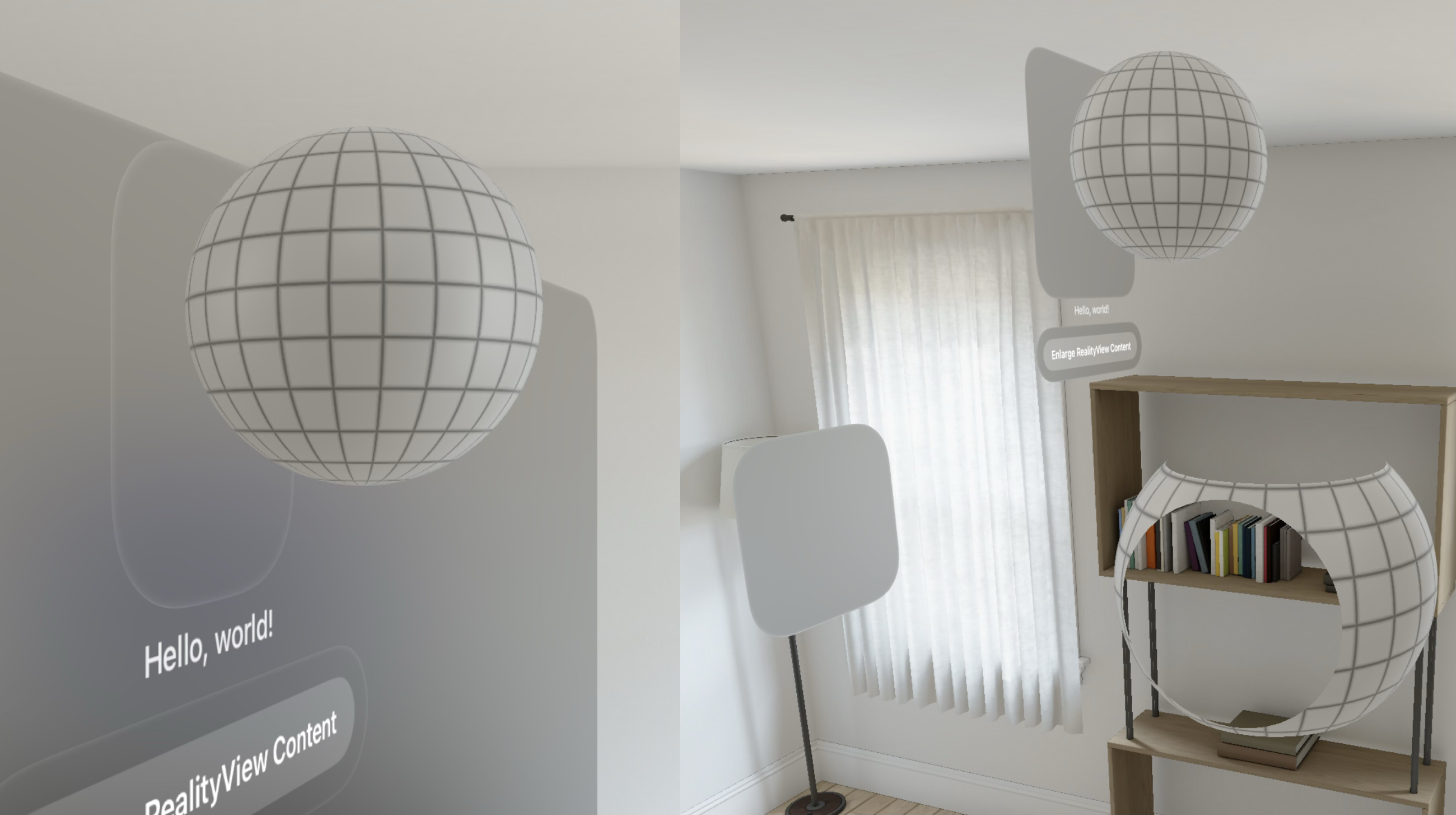 Patterns for 2D+3D GUI