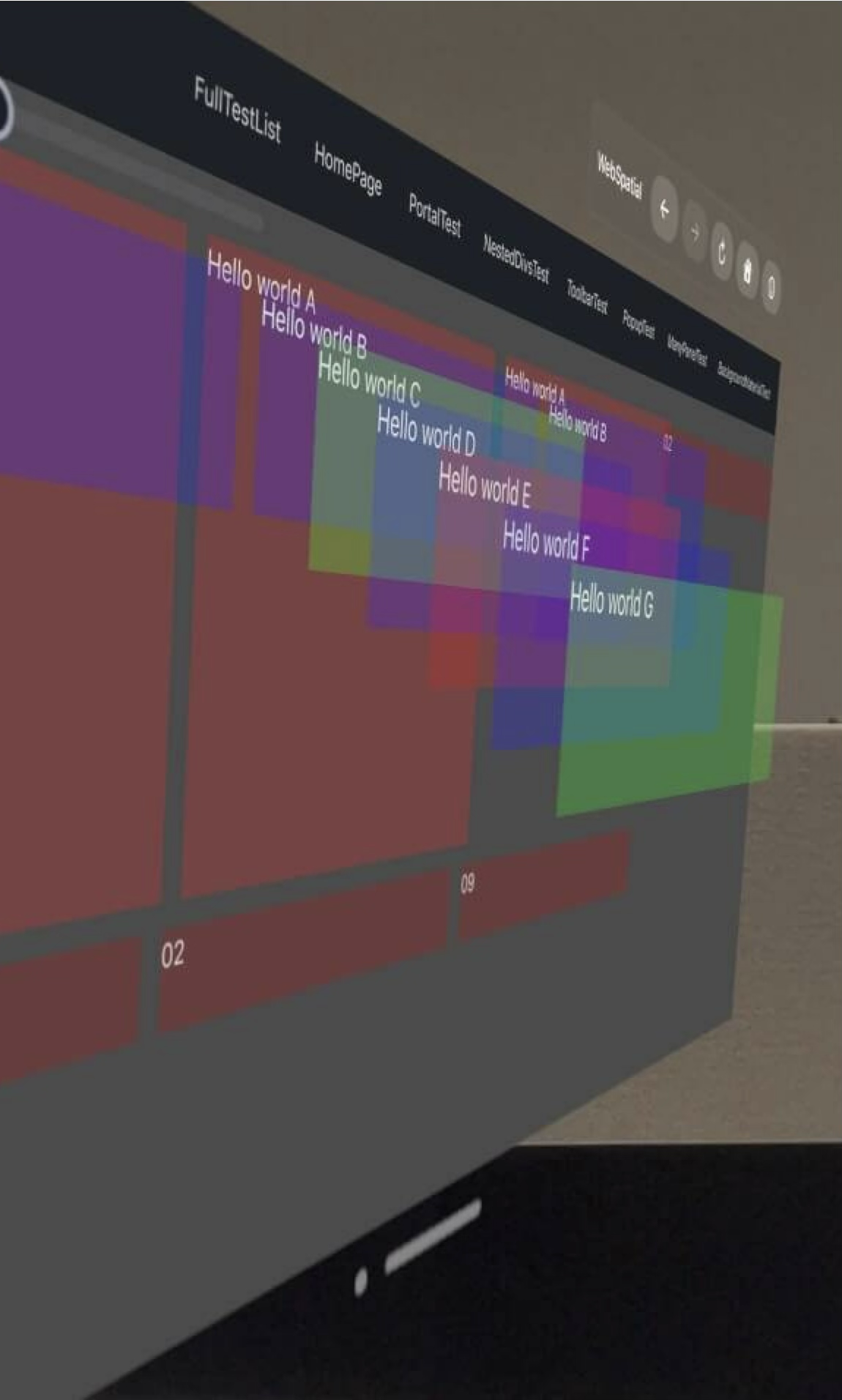 Example of Depth Layout